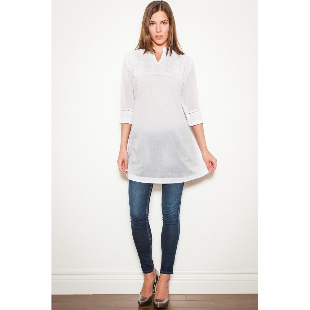 Cotton Embroidered Dress